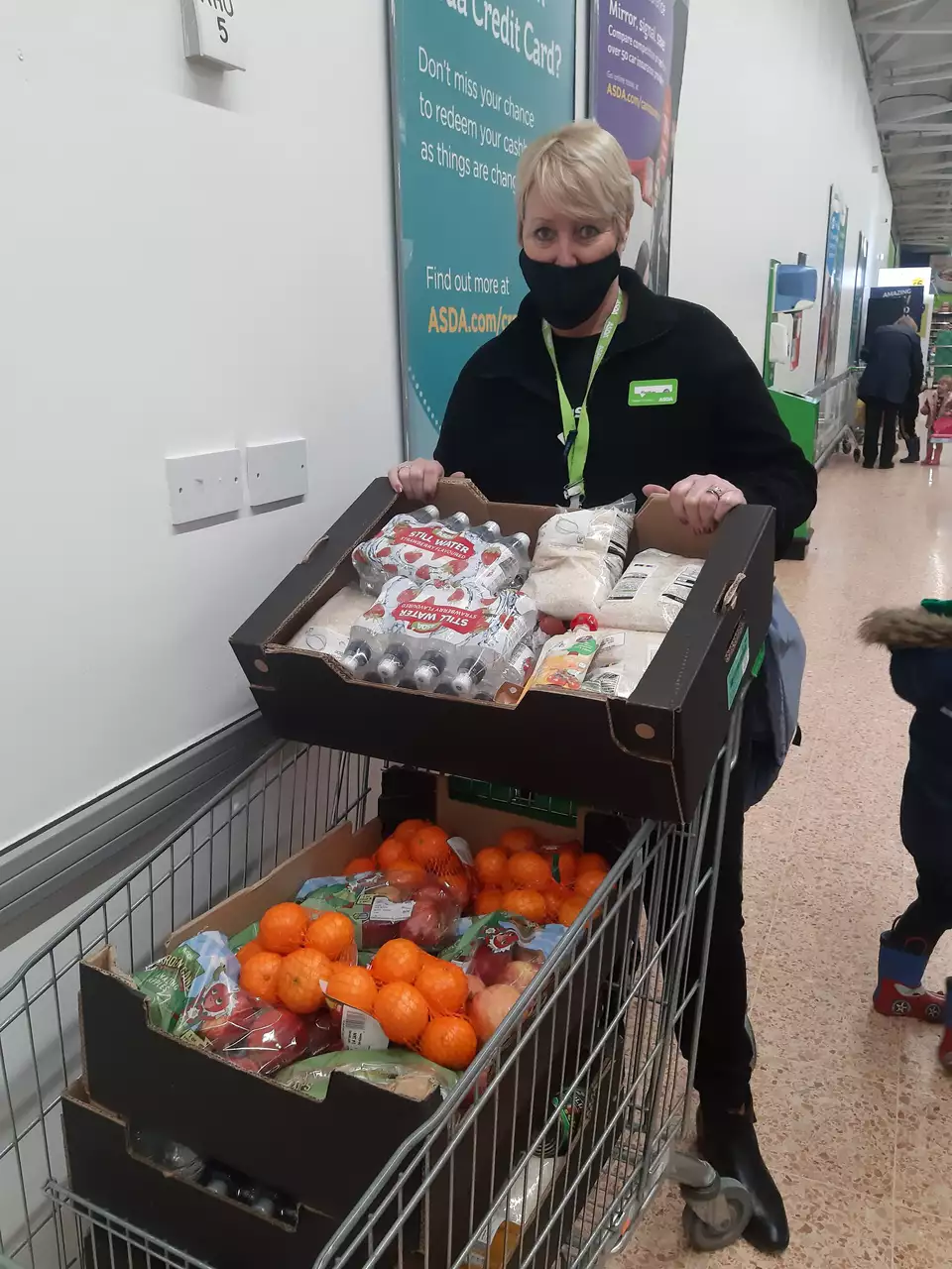 Online fundraising for White Feather Project | Asda Middlesbrough