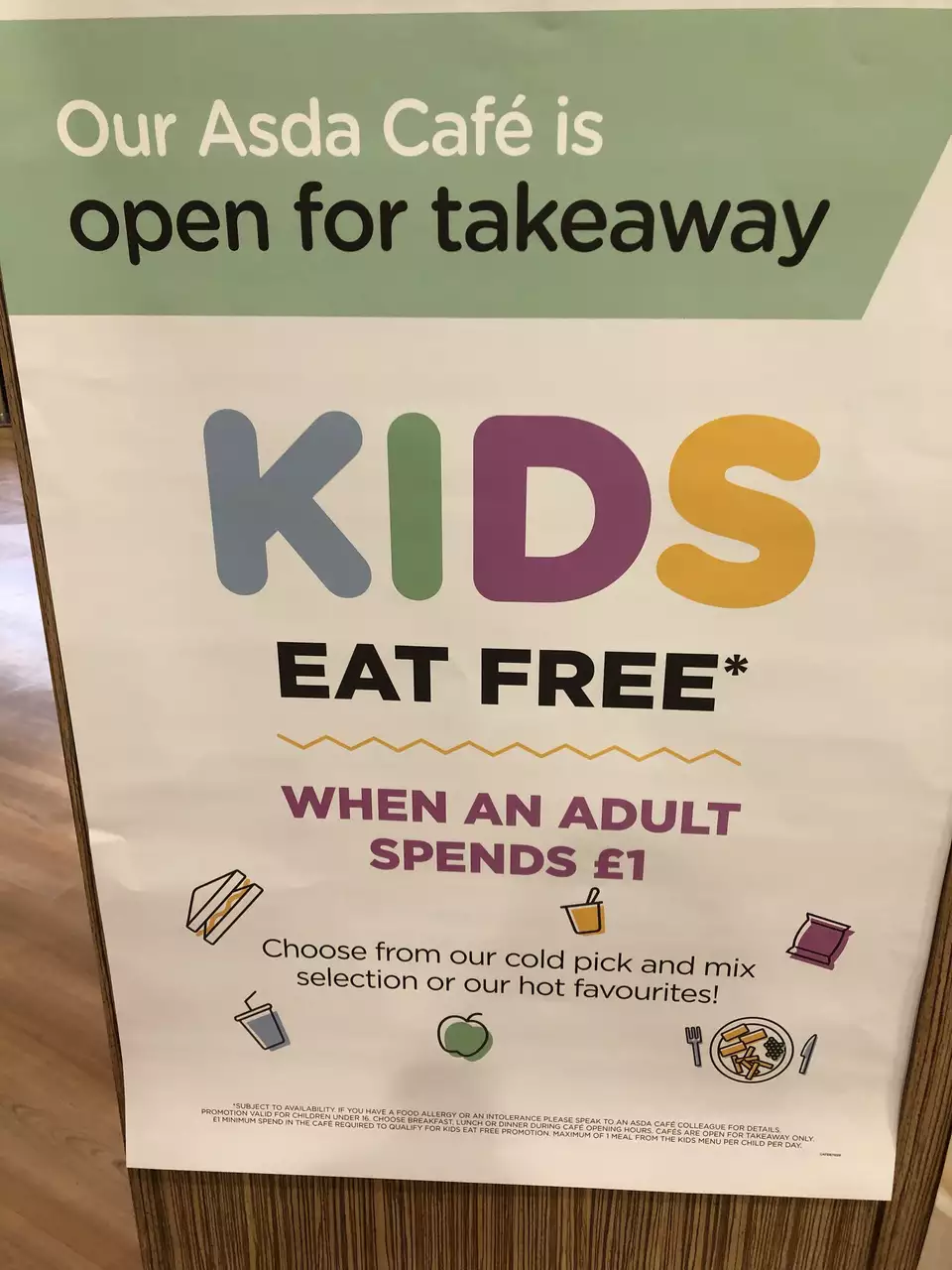 Kids eat free at Asda  | Asda Nottingham West Bridgford