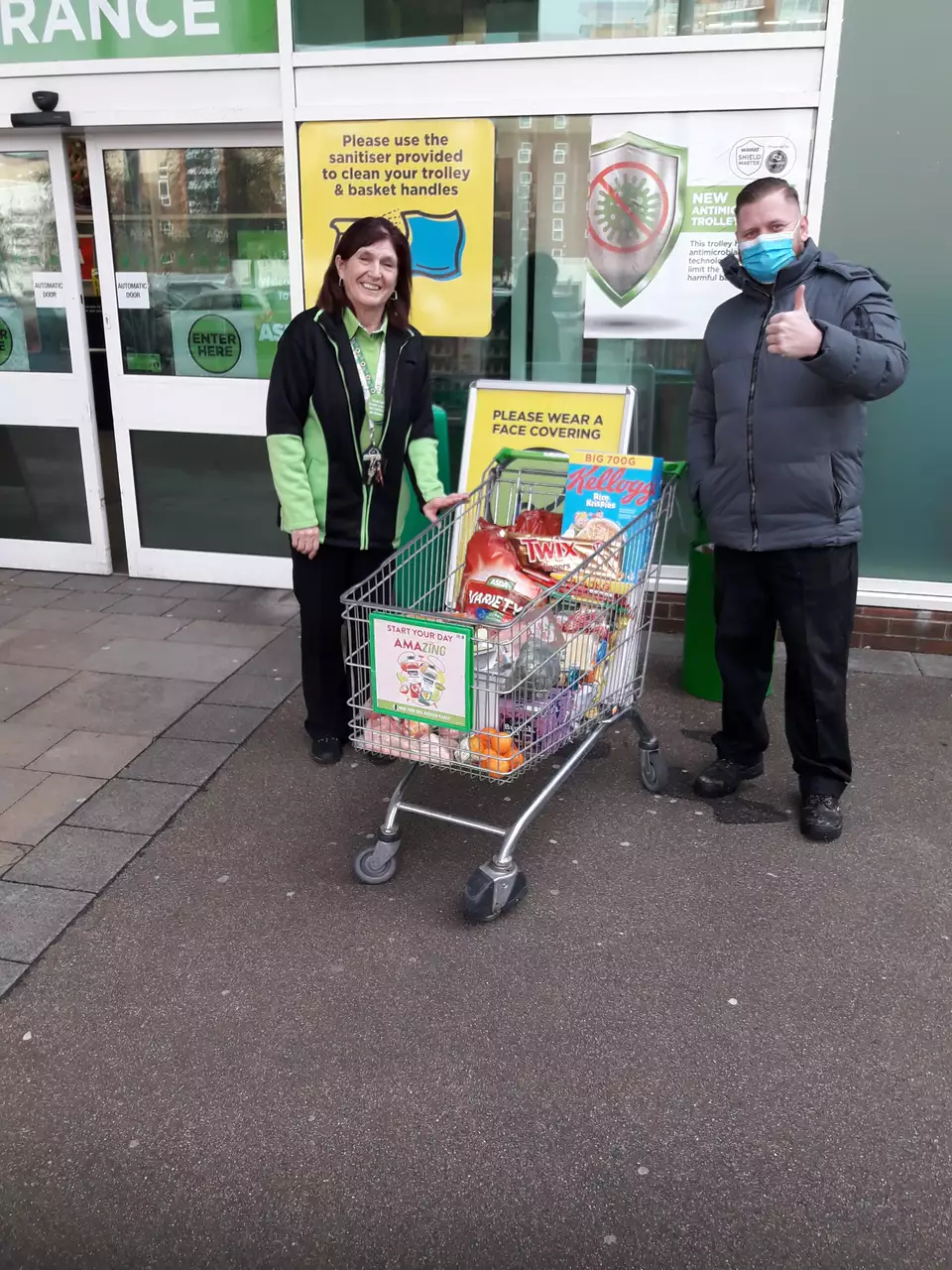 Donation for Potteries Care Home  | Asda Poole