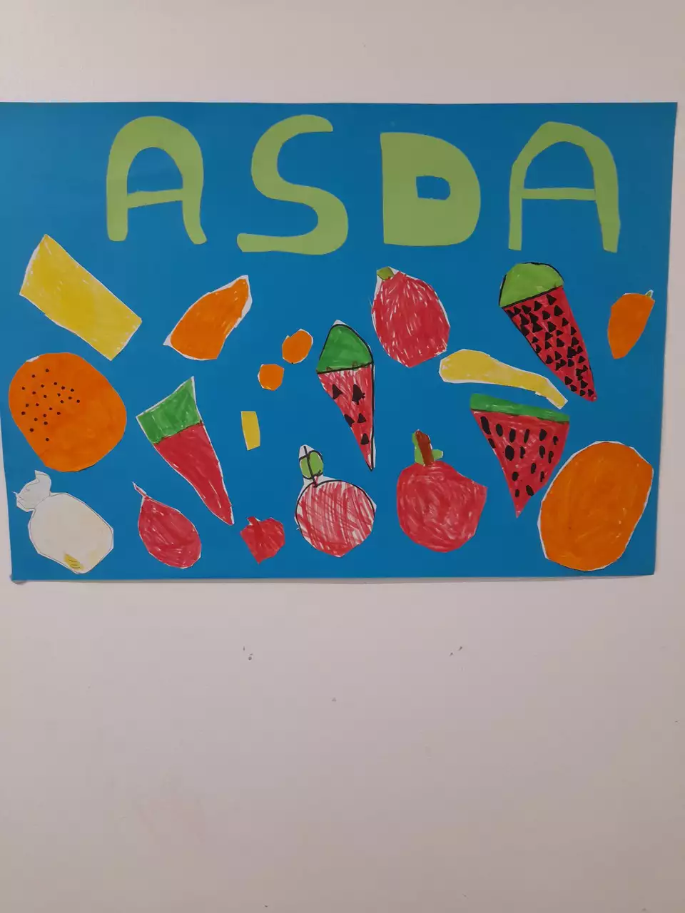 Thankyou poster from St.Josephs Catholic School, came with letters from the children who received the healthy snacks. | Asda Broadstairs