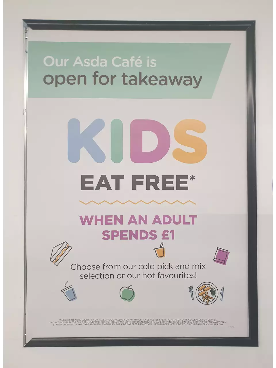Kids eat free  | Asda Killingbeck