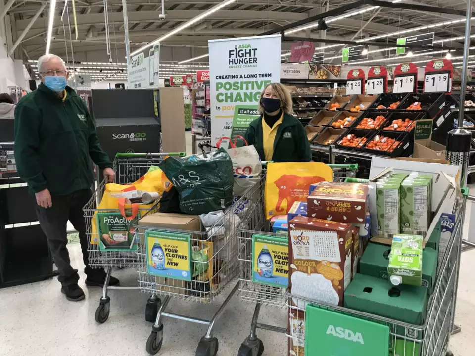 Customers donate to Canterbury Food Bank | Asda Canterbury