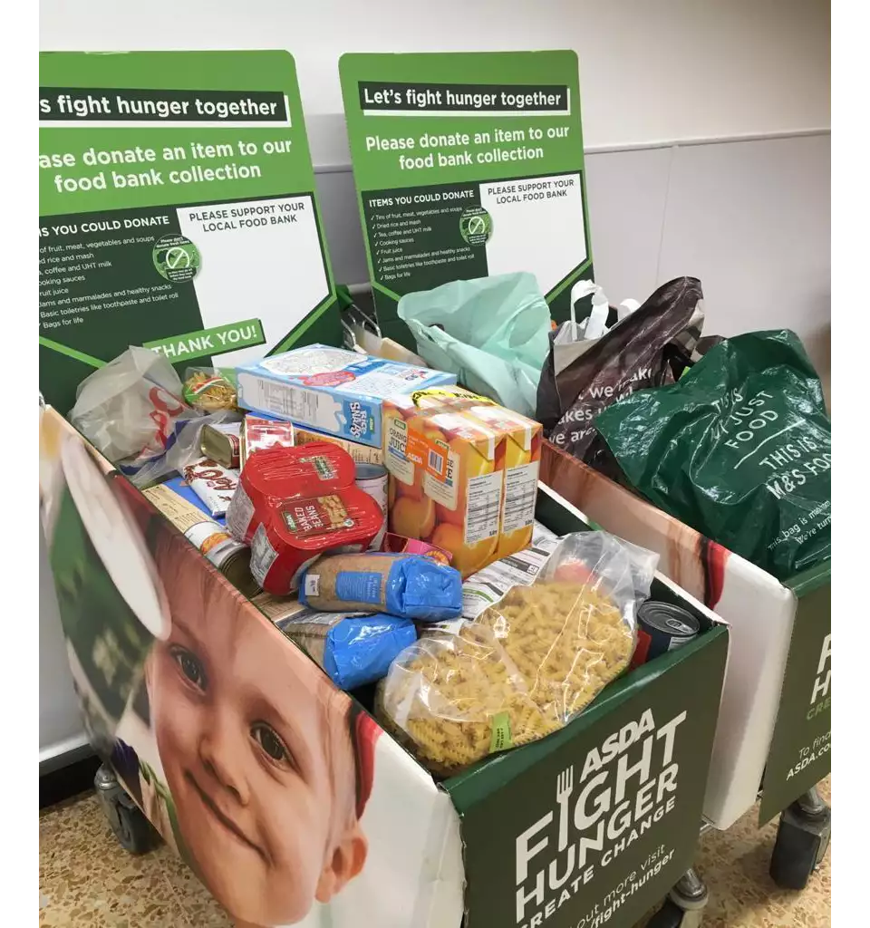   A massive thank you to our amazing customers and colleagues for another massive donation to the Woodley food bank this week.  😊 | Asda Lower Earley