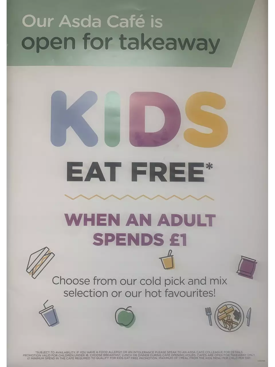 Kids Eat Free offer | Asda Middleton