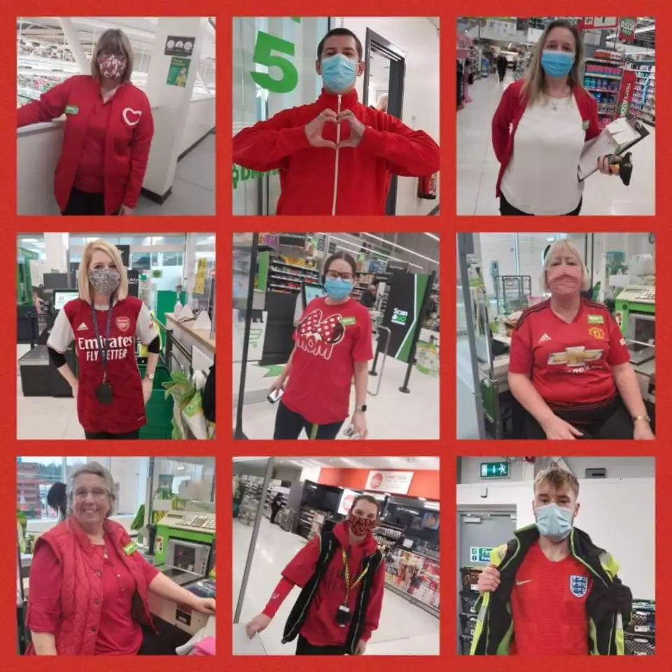 Showing our support on Heart Disease Day | Asda Donnington Wood