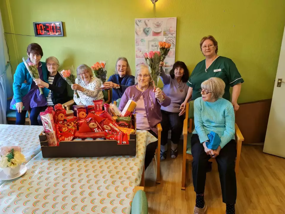 Valentine's Day at Willow Bank care home  | Asda Clayton Green