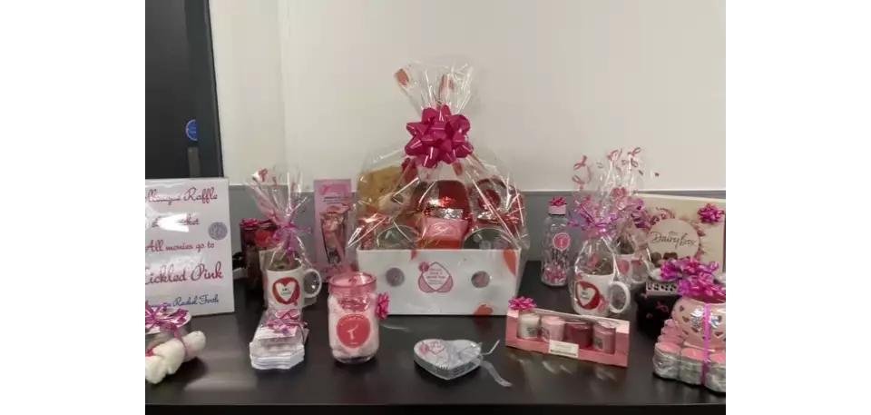 Unmanned Tickled Pink Valentines colleague Raffle | Asda Harlow