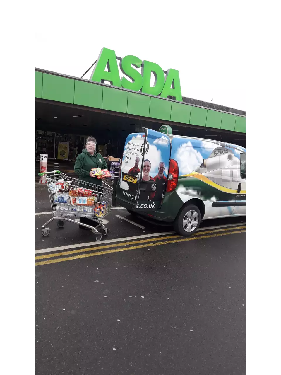 Well-being donation for Great North Air Ambulance crews | Asda Darlington