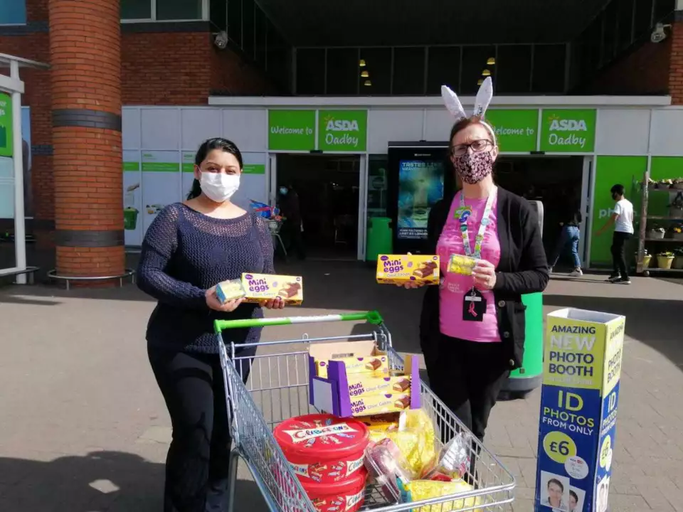 Easter treat donation for local care home | Asda Oadby