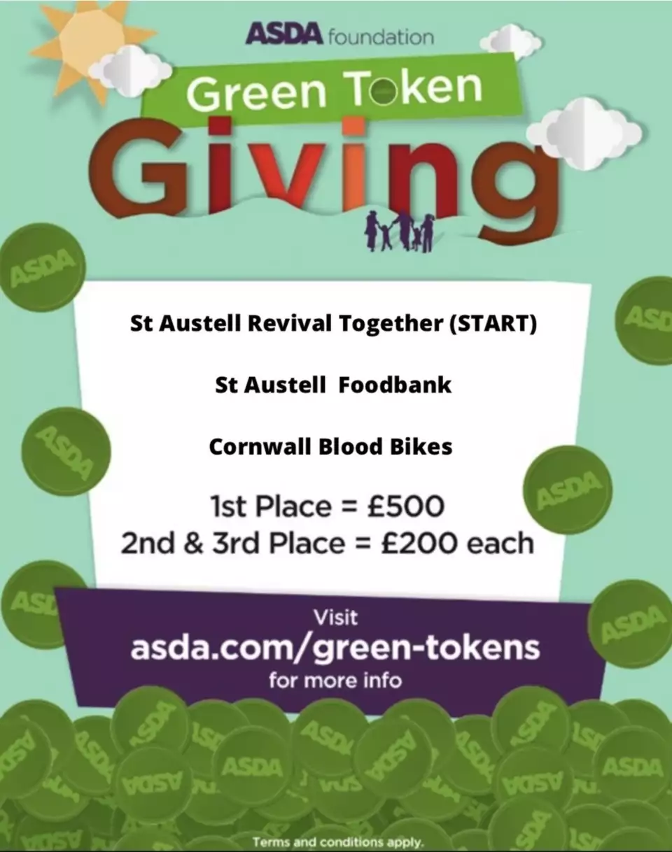 Green tokens are back  | Asda St Austell