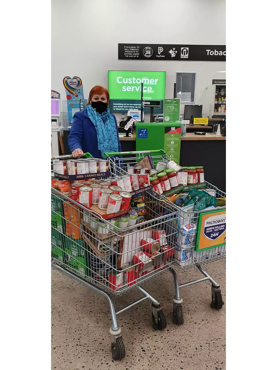 Swanscombe Food Cellar donation | Asda Greenhithe