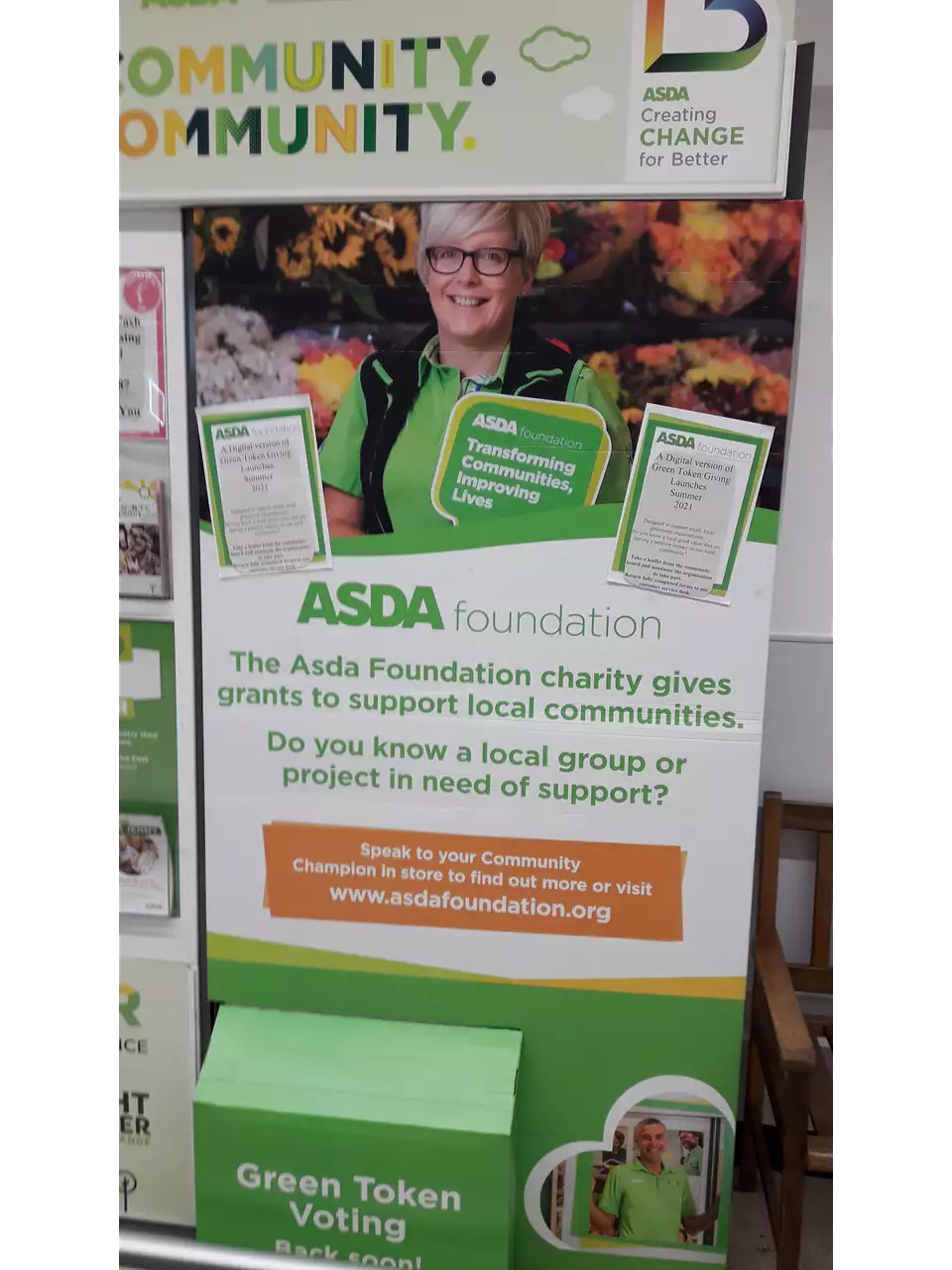 Digital Green Token Giving launches this summer | Asda Darlington
