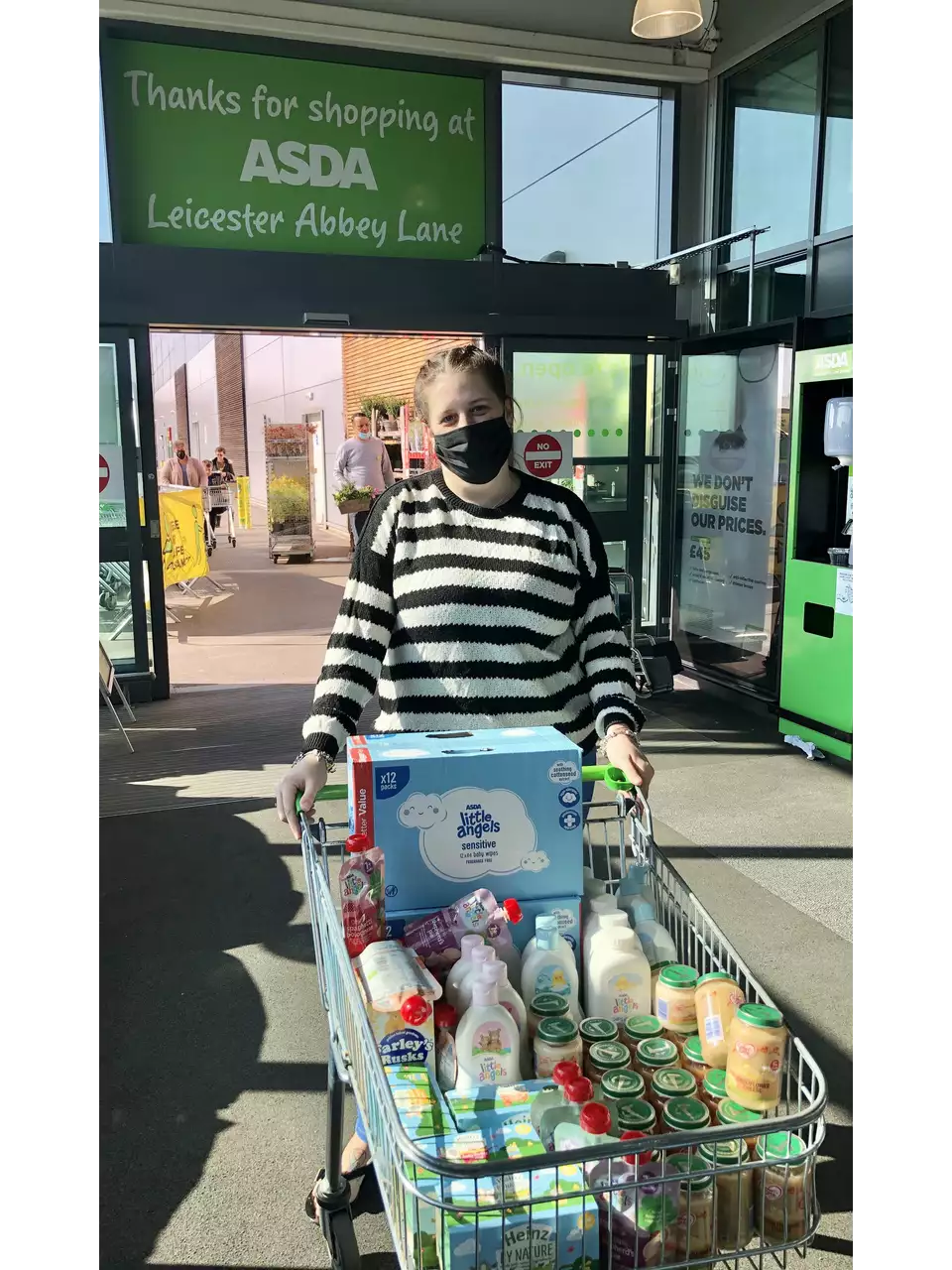 Donation to the Local Baby Foodbank.  | Asda Leicester Abbey Lane