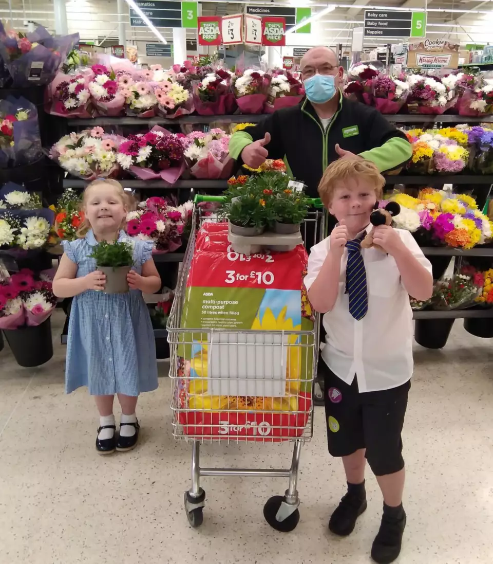 Stafford Support For At Austin's Veggie Patch! | Asda Stafford