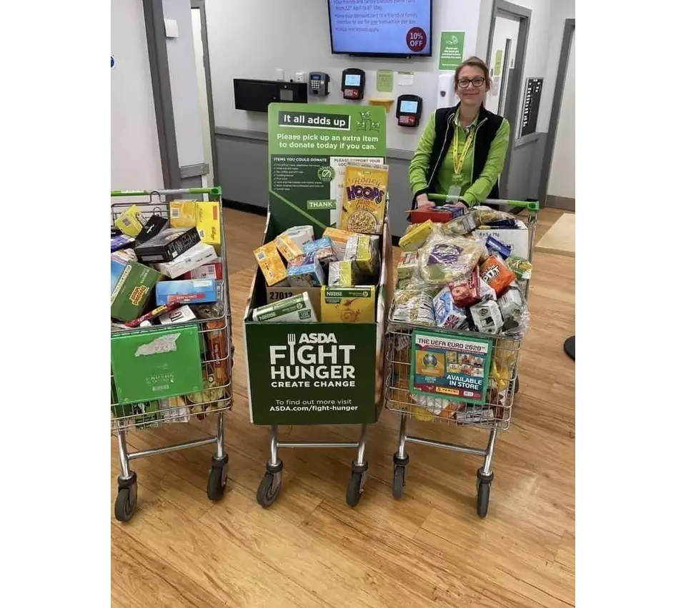 Fight hunger food drive | Asda Wakefield