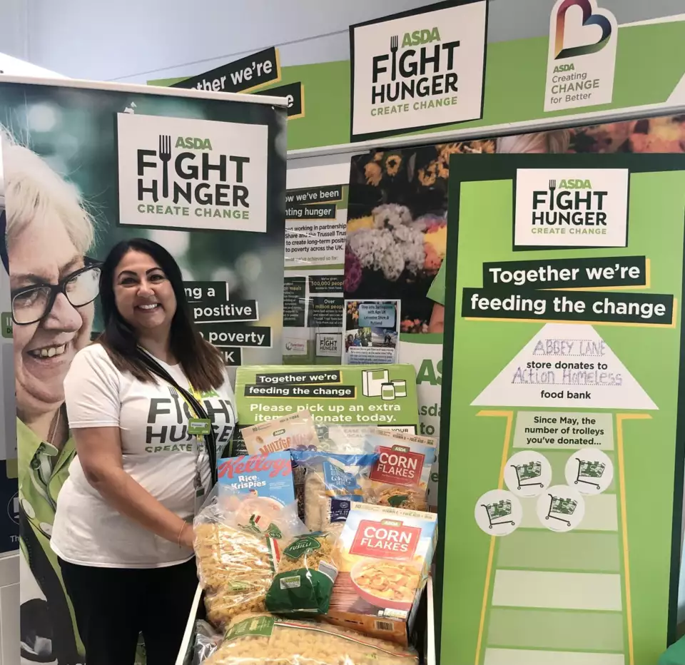 Fighting hunger together | Asda Leicester Abbey Lane