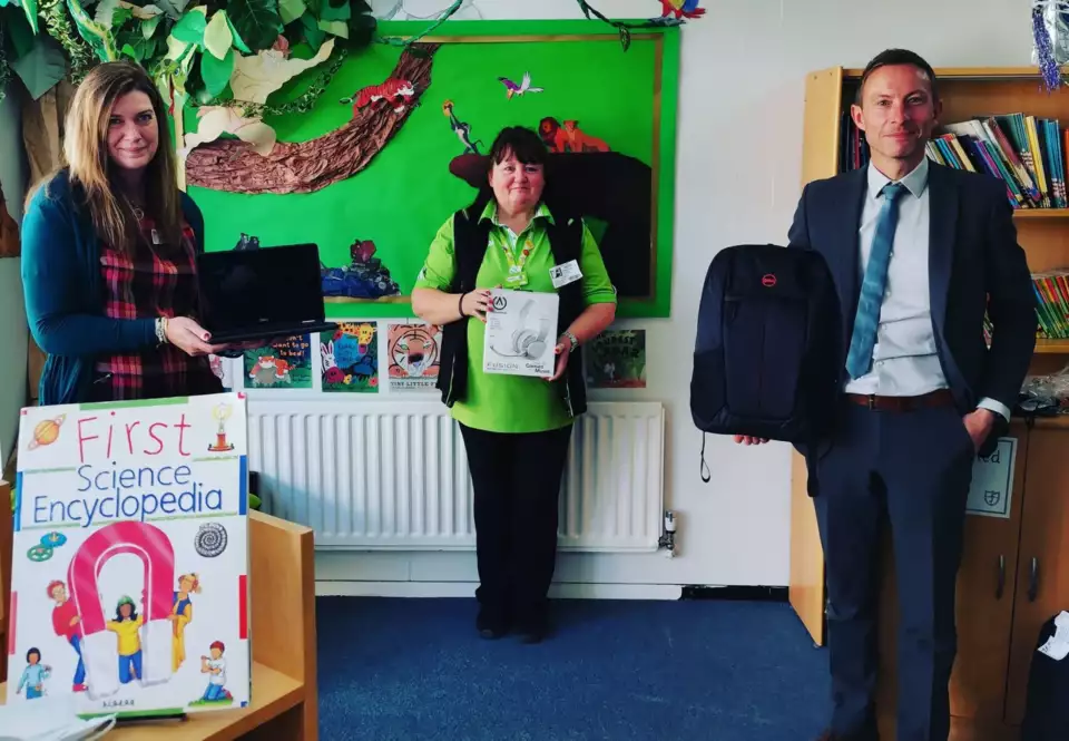 New laptops for Friars Primary School and Nursery  | Asda Shoebury