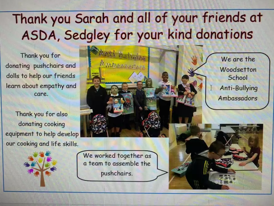 Donation to special school | Asda Sedgley