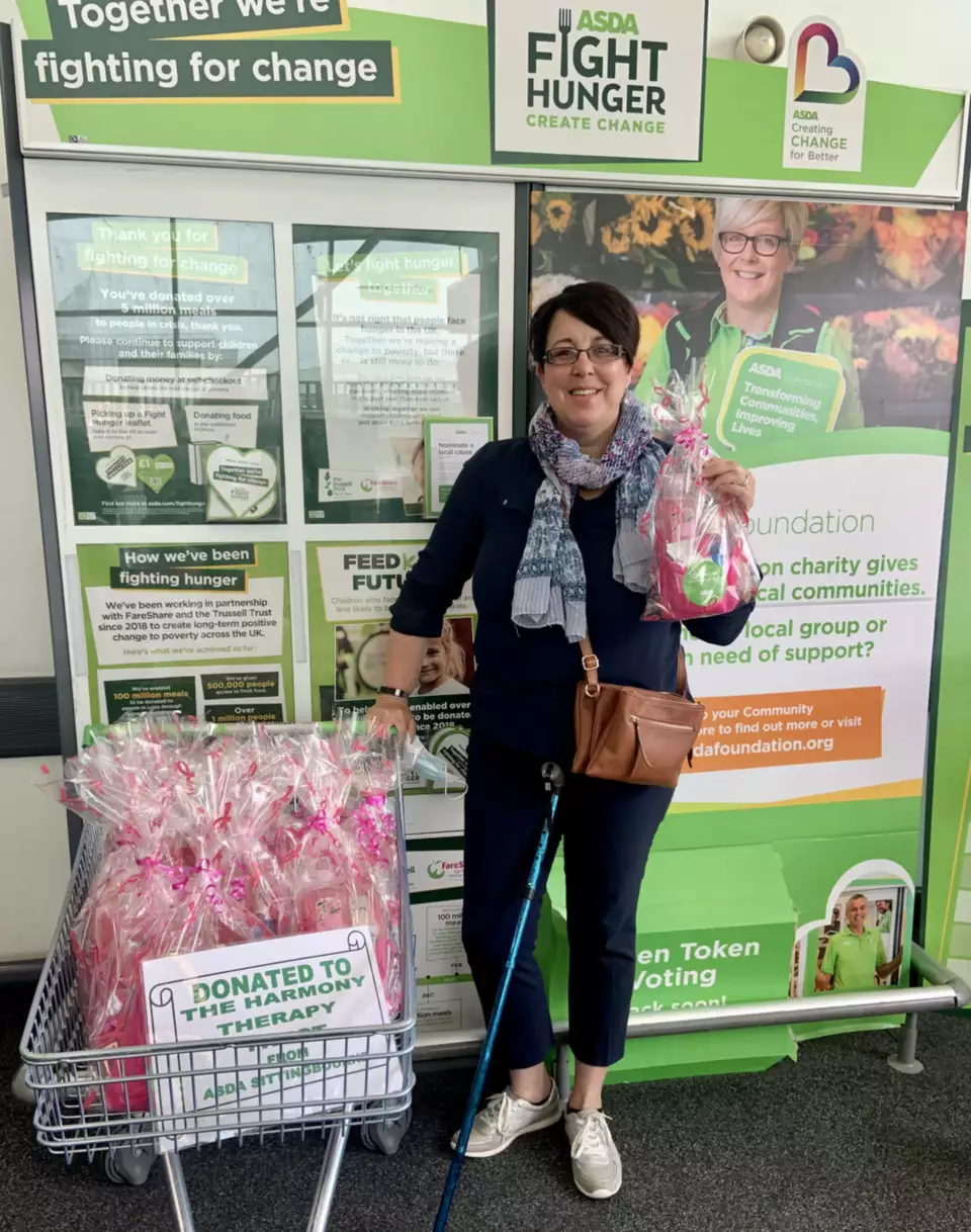 Pamper Hampers for The Harmony Therapy Trust | Asda Sittingbourne