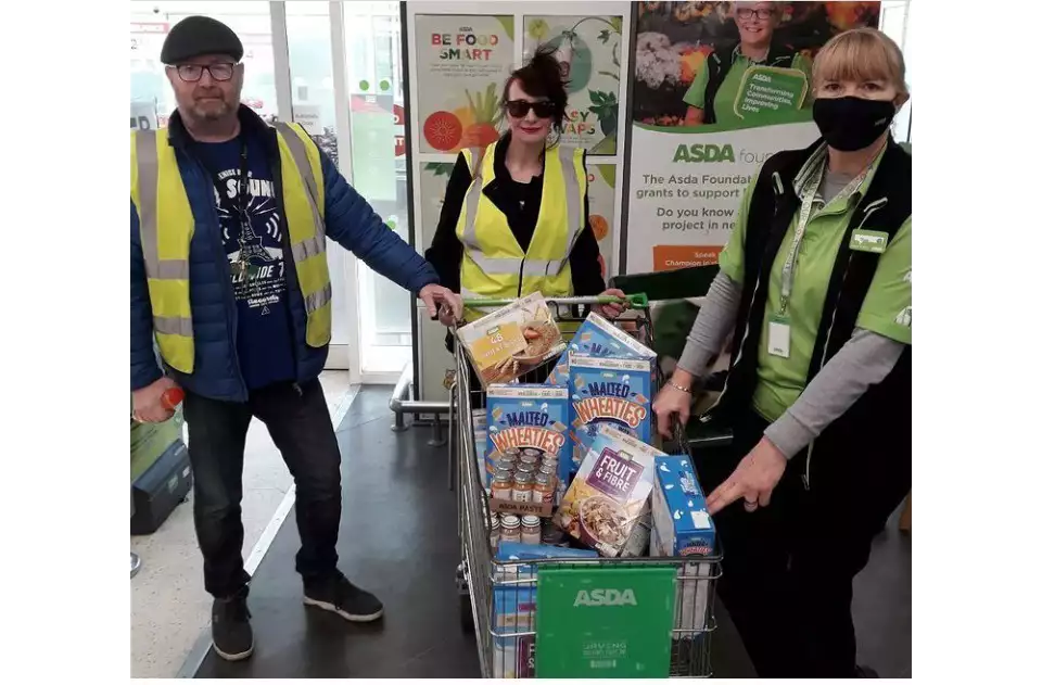 Donation to Curry on the Street  | Asda Colne