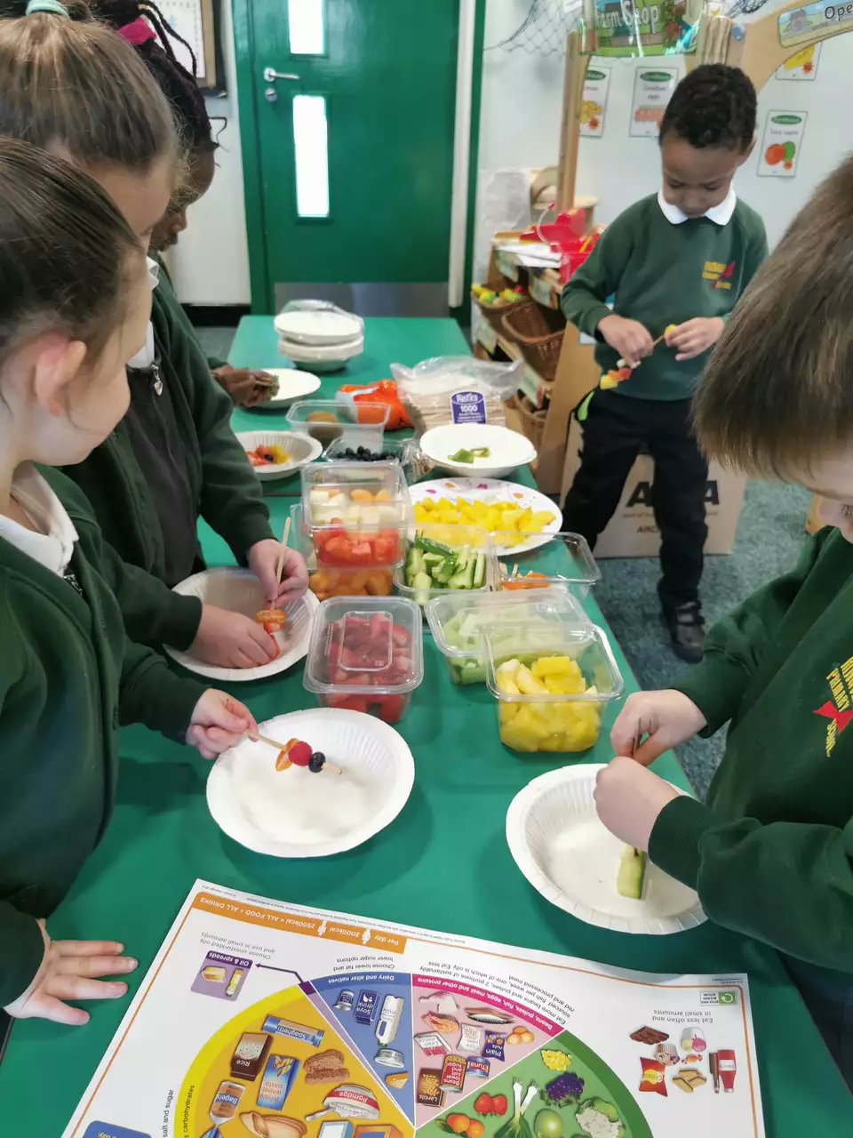 Healthy eating activities at Ringway primary | Asda Wythenshawe