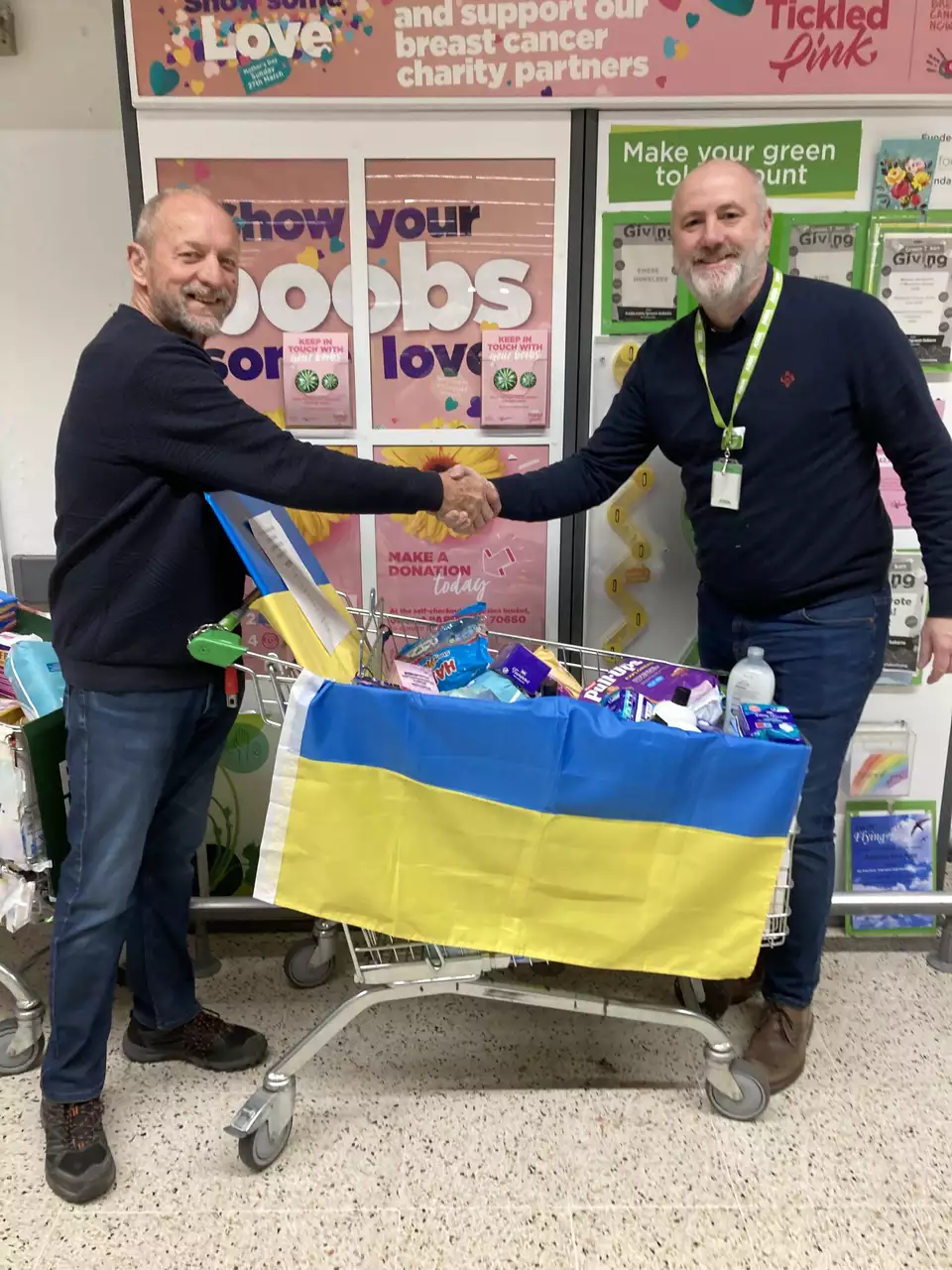 Another trolley of to Ukraine  | Asda South Woodham Ferrers
