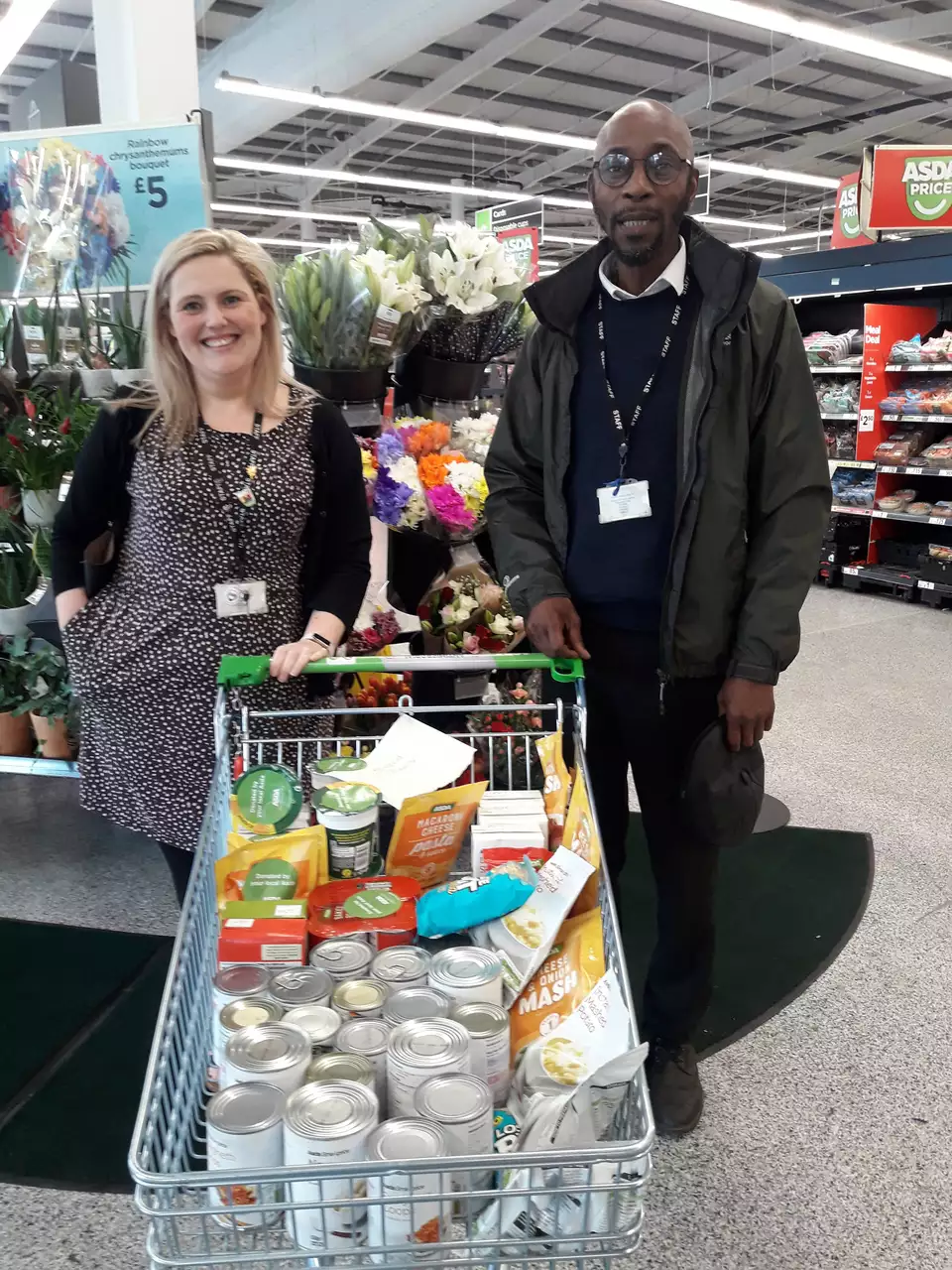 Foodbank donations from our colleagues | Asda Reddish