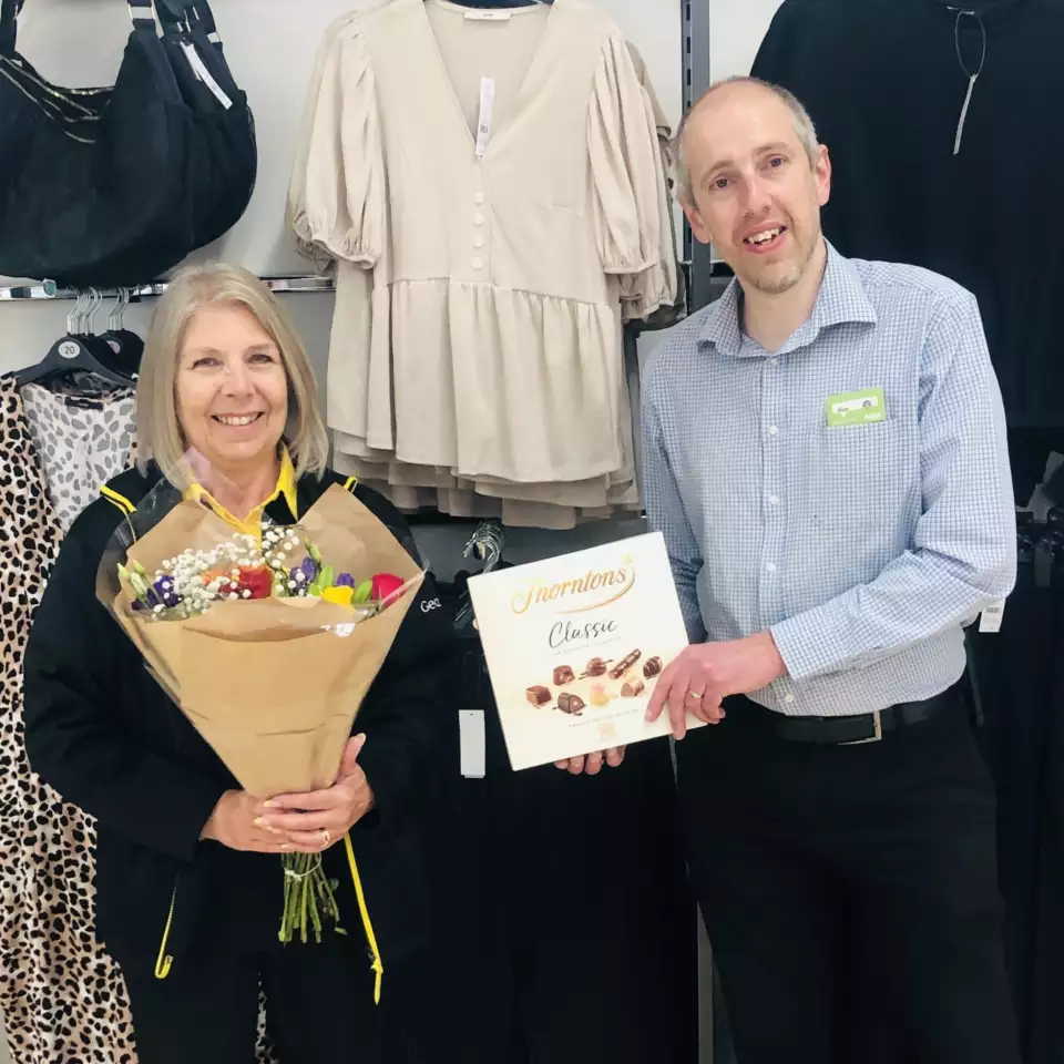 Lesley celebrates 20 years of service | Asda Waterlooville