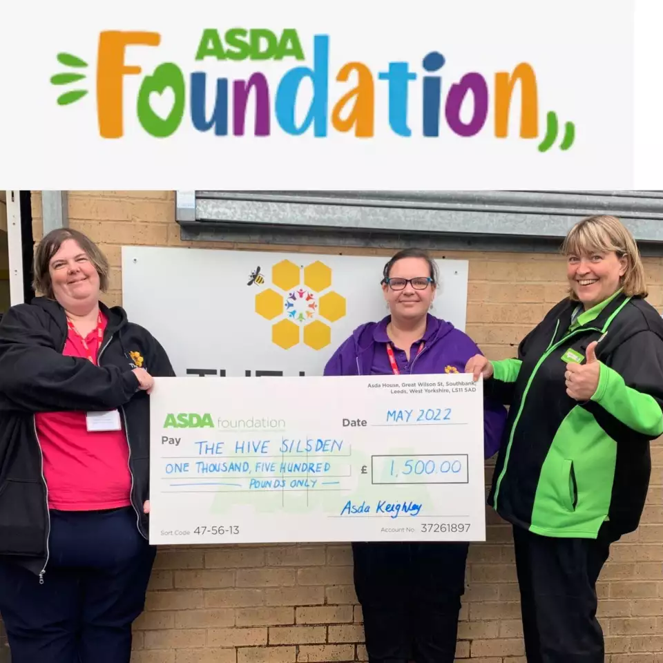Foundation grant for The Hive | Asda Keighley