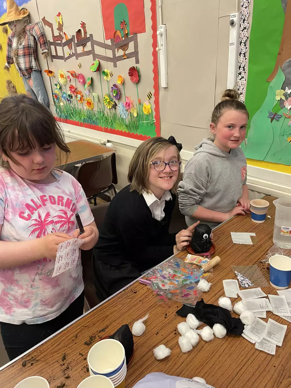 Making cress heads with the kids club | Asda St Leonards