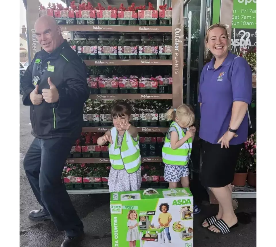 Security section leader buys and donates gifts | Asda St Leonards on Sea