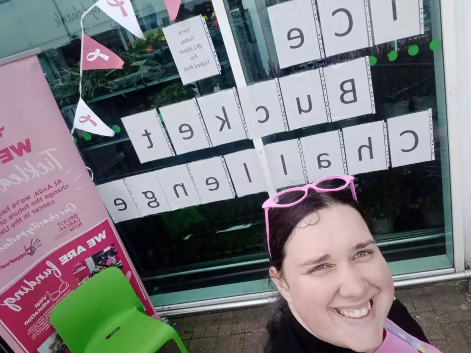 Ice Bucket Challenge for Tickled Pink | Asda Clydebank
