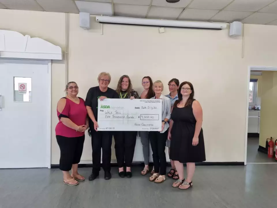 £9,000 Foundation grant to Walk Tall | Asda Greenhithe