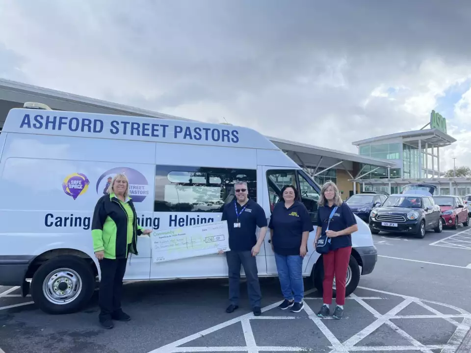 Ashford Street Pastors grant | Asda Canterbury