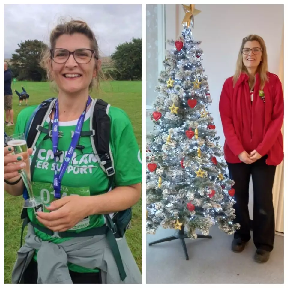 Angie from Falmouth strides our for Macmillan Cancer Support | Asda Falmouth