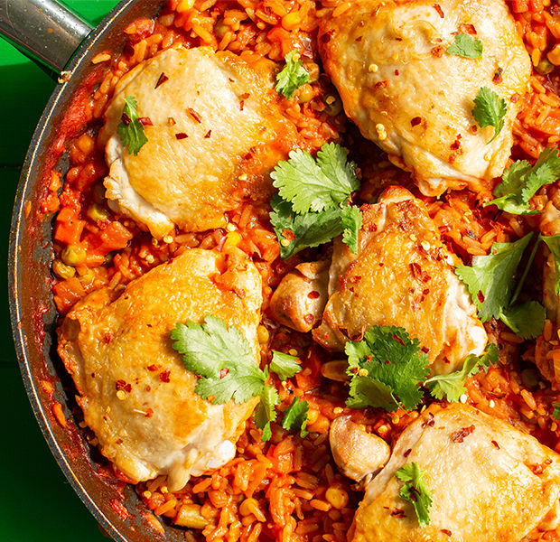 Beat the Budget's One Pot Chicken & Tomato Rice