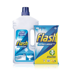 Flash Bathroom Liquid Cleaner And Flash Antibacterial Cleaning