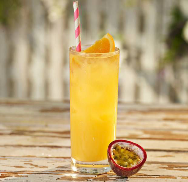 Tropical rum refresher