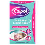 Calpol Vapour Plug 5 Refill Pads Lavender and Chamomile 3+ Months
