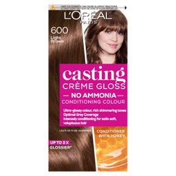 L'Oreal Casting Creme Gloss 600 Light Brown Semi Permanent Hair Dye - ASDA  Groceries