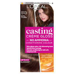 L'Oreal Casting Creme Gloss 513 Iced Truffle Brown Semi Permanent Hair Dye  - ASDA Groceries