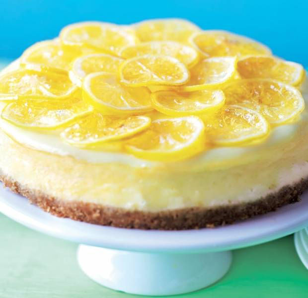 Lemon & ginger cheesecake