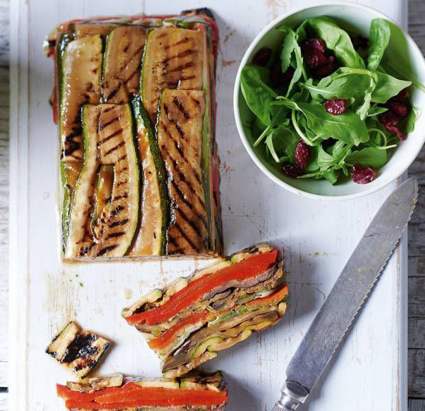Layers of flavour gluten-free terrine