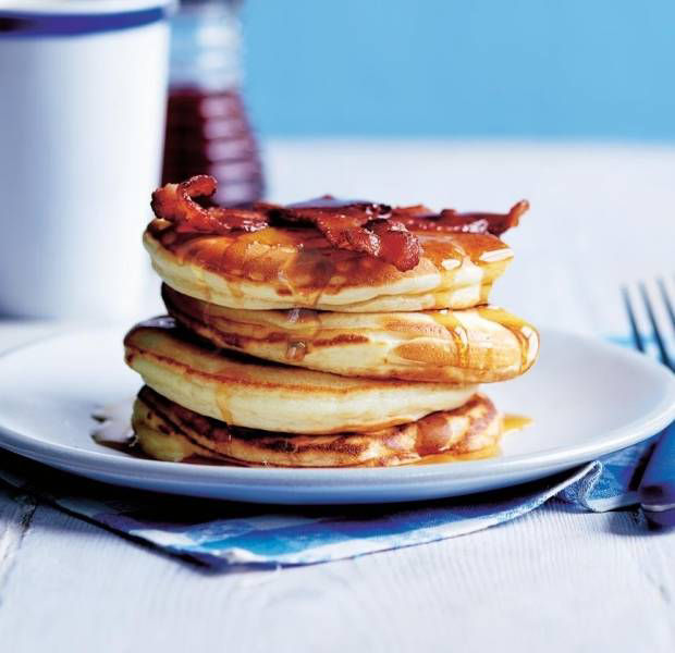 American pancake stack