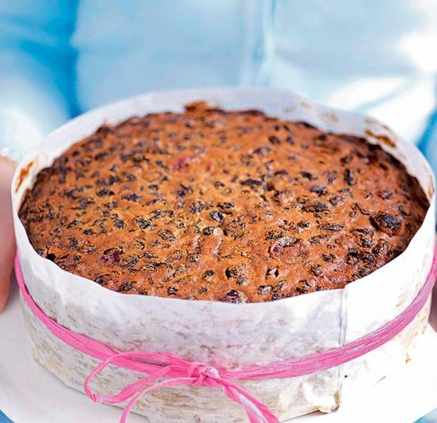 Traditional rich fruit cake