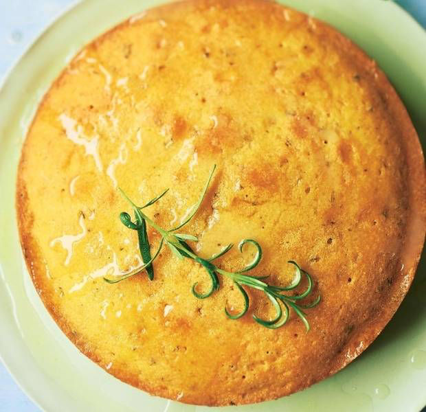 Rosemary drizzle cake