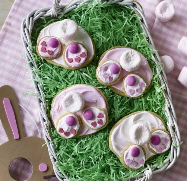 Burrowing bunny biscuits for Easter