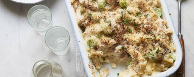 Mac and cheese with chicken and leeks | Asda Good Living