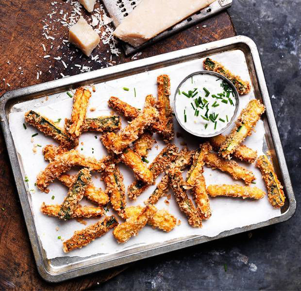 Courgette fries