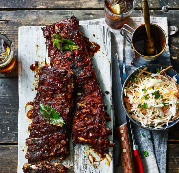 Dr Pepper marinated ribs